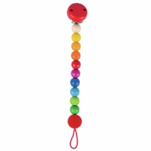 HEIMESS Schnullerkette Regenbogen