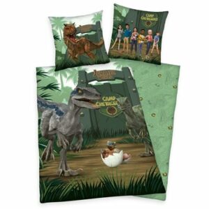 HERDING Bettwäsche Jurassic World Camp Cretaceous 135 x 200 cm