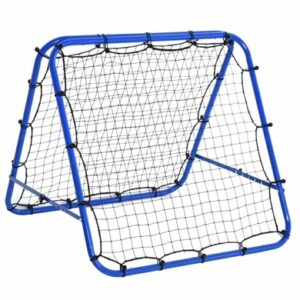 HOMCOM Baseball Rebounder faltbar blau