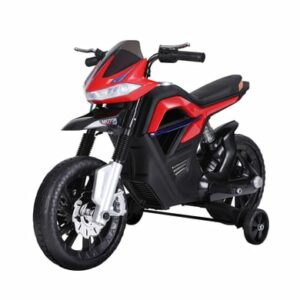 HOMCOM Elektro-Motorrad für Kinder rot