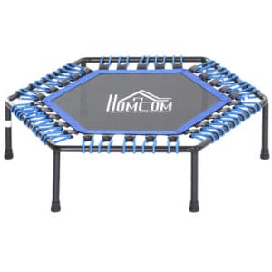 HOMCOM Fitness-Trampolin für Yoga blau