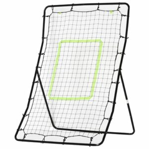 HOMCOM Fußball Rebounder schwarz