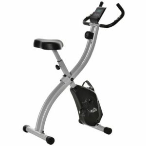 HOMCOM Heimtrainer mit 8 Wiederstandsstufen grau