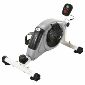 HOMCOM Heimtrainer mit LCD-Display grau