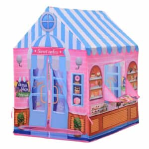 HOMCOM Kinder Spielzelt Sweet cakes bunt