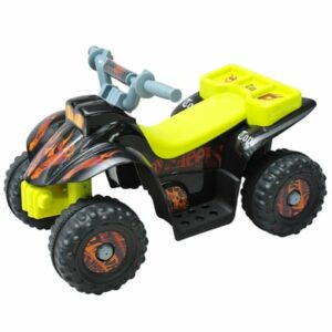 HOMCOM Kinderauto Quad gelb-schwarz