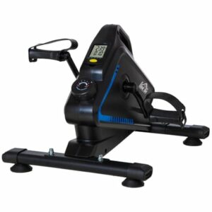 HOMCOM Mini Heimtrainer mit einstellbarem Widerstand schwarz