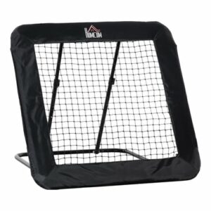 HOMCOM Rebounder mit Bodennagel schwarz