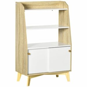 HOMCOM Sideboard mit Anti-Kipp-Schutz weiß