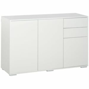 HOMCOM Sideboard mit Anti-Kippvorrichtung weiß