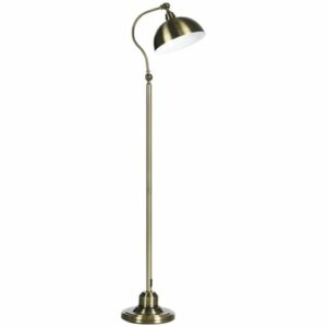 HOMCOM Stehlampe mit E27 Fassung bronze