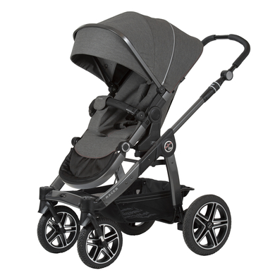 Hartan Kinderwagen Racer GTX mit Handbremse Casual Collection little penguin (910) Gestellfarbe platin