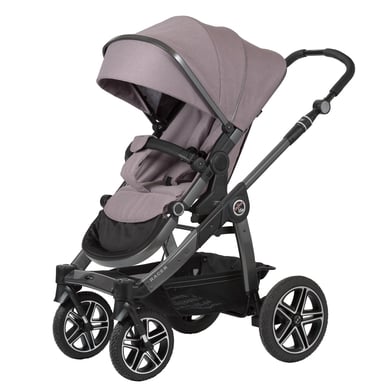 Hartan Kinderwagen Racer GTX mit Handbremse Casual Collection lovely teddy (904) Gestellfarbe platin