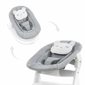 Hauck Babyaufsatz Alpha Bouncer 2in1 Pastel Bear Light Grey