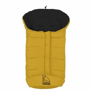 Heitmann Winterfußsack Eisbärchen schwarz ocker