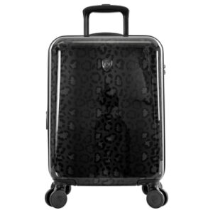 Heys Black Leopard - 4-Rollen-Trolley S 53 cm erw. black leopard