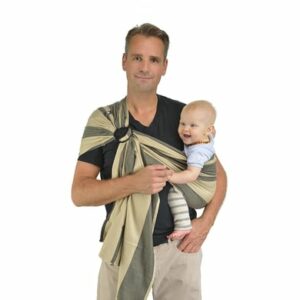 Hoppediz Babytragetuch gewebter Ring-Sling Osaka