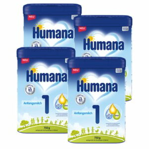 Humana Anfangsmilch 1 4x 750 g ab der Geburt