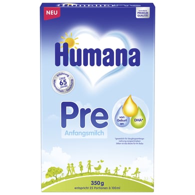 Humana Anfangsmilch Pre 350g von Geburt an