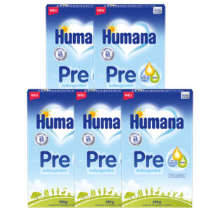 Humana Anfangsmilch Pre 5x 350g ab der Geburt