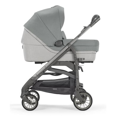 Inglesina Kombikinderwagen Trilogy Cayman Silver Gestell City Titanium