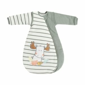 JACKY Schlafsack FOREST FRIENDS khaki/ringel