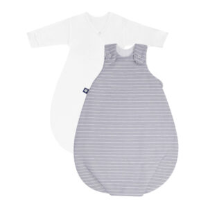 JULIUS ZÖLLNER Babyschlafsack Cosy Grey Stripes