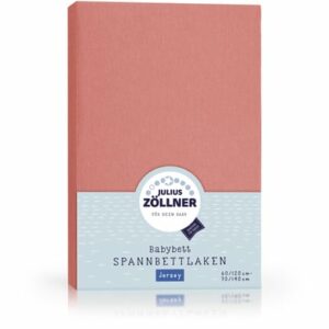 JULIUS ZÖLLNER Spannbetttuch Jersey terra 70 x 140 cm