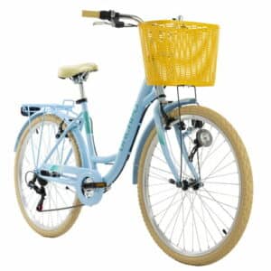 KS Cycling Cityrad 6-Gänge Cantaloupe 26 Zoll blau