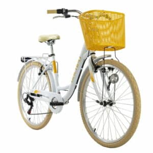 KS Cycling Cityrad 6-Gänge Cantaloupe 26 Zoll weiß