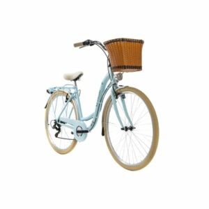 KS Cycling Damenfahrrad Casino 28 Zoll mit Korb blau