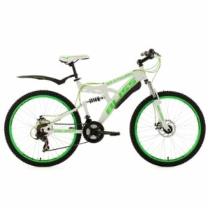 KS Cycling Fully Mountainbike Bliss 26 Zoll weiß-grün weiß-grün