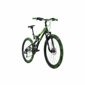 KS Cycling Fully Mountainbike Crusher 26 Zoll schwarz-grün