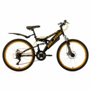 KS Cycling Jugendfahrrad Mountainbike Fully 24 Bliss schwarz