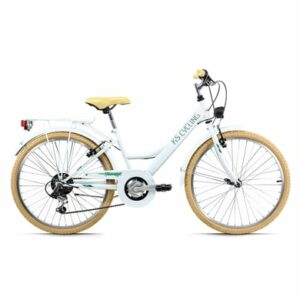 KS Cycling Kinderfahrrad 24'' Toscana weiß 6 Gänge weiß