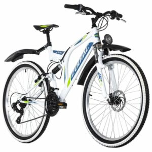 KS Cycling Mountainbike ATB Fully 26 Zoll Zodiac weiß-grün