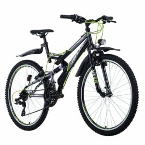 KS Cycling Mountainbike Fully ATB 26 Topeka grau-grün