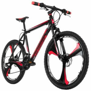 KS Cycling Mountainbike Hardtail 26 Zoll Sharp schwarz-rot