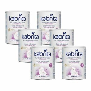 Kabrita Folgenahrung 2 auf Ziegenmilchbasis 6x 800 g ab dem 6. Monat