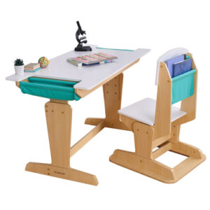 KidKraft® Verstellbarer Schreibtisch mit Stuhl Grow Together™“