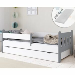 Kids Collective Kinderbett 80x160 / 80x180 / 90x200 cm mit Schublade
