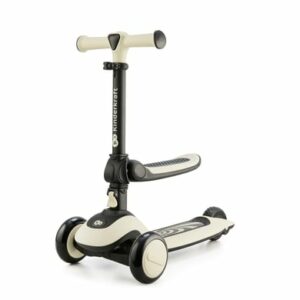 Kinderkraft 2 in 1 Laufrad & Roller Halley Stone white