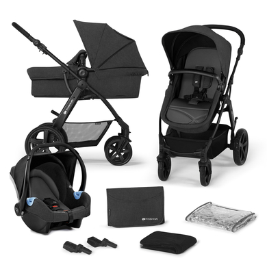 Kinderkraft Kombikinderwagen 3 in 1 MOOV CT black