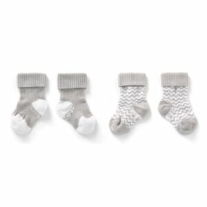 KipKep Stay-On Socken 2er-Pack Ziggy grey