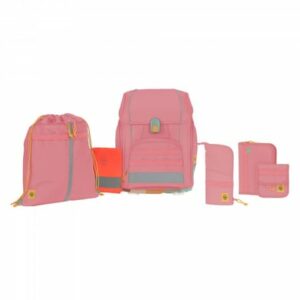 LÄSSIG Schulranzen-Set 7-tlg. Boxy Unique pink