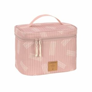 LÄSSIG Wickeltisch Organizer Nursery Caddy To GoSoft Stripes rose