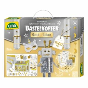 LENA® Bastelkoffer Gold & Silber