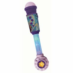 LEXIBOOK Disney Wish Trendy Mikrofon mit Licht und integriertem Lautsprecher (Aux-in)