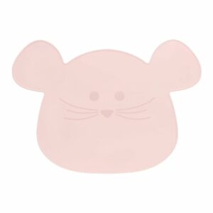 Lässig Esslernteller und Platzset Little Chums Mouse 2er Set rosa