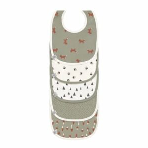 Lässig Lätzchen 5er Pack Little Forest Fuchs